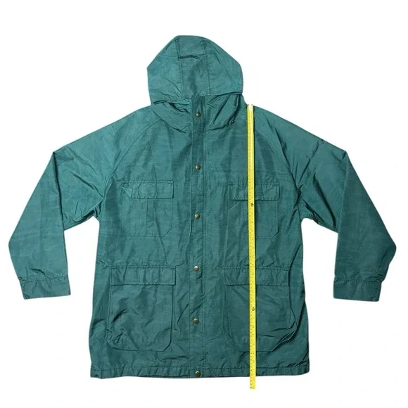 VTG  Woolrich Chore Coat/Jacket Full Zip Teal Mens Sz XL USA‎ Made Pockets - Picture 5 of 16